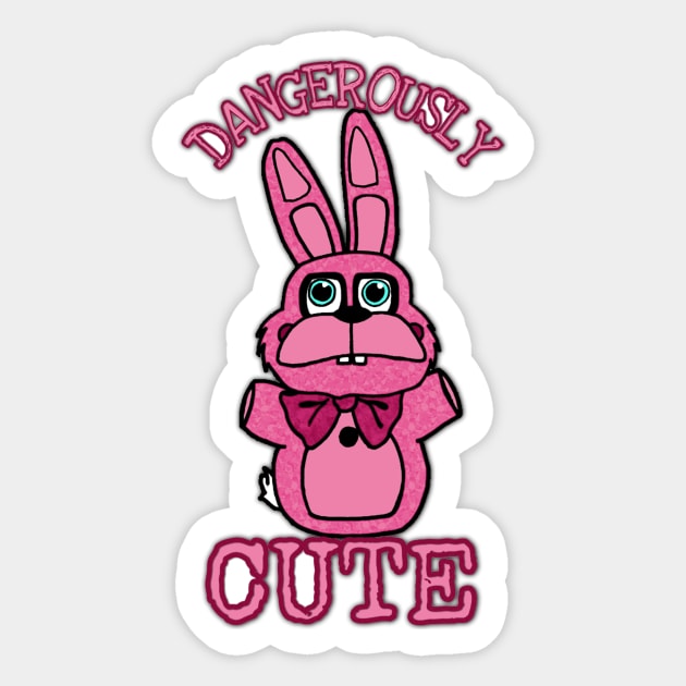 Dangerously Cute Easter Bonnet FNAF Sticker by ArtistryofTCW